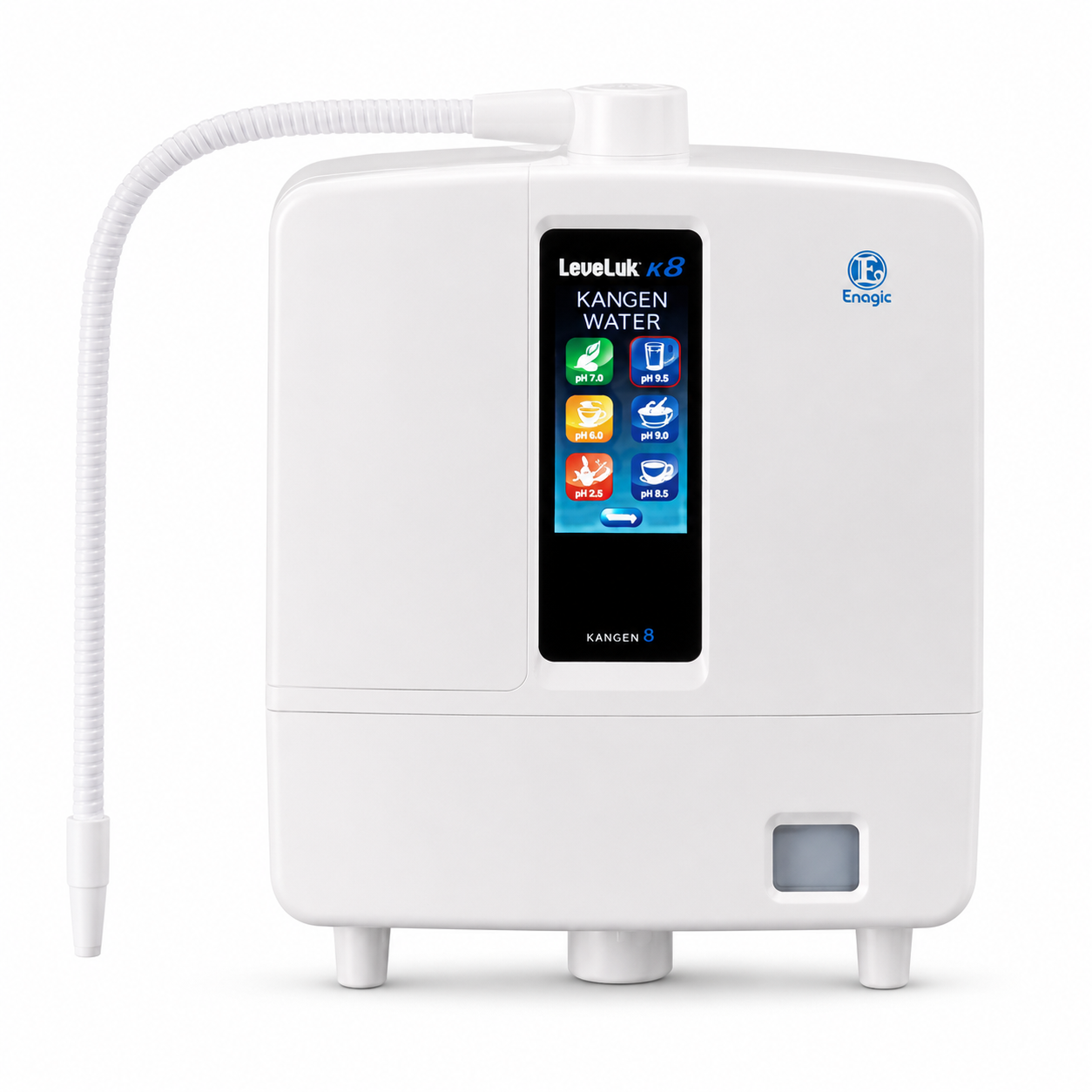 Enagic Leveluk K8 浄水器 ホワイト LeveLuk K8 | Kangen Water
